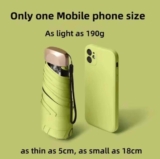 מטריה מתקפלת קלה לנשיאה